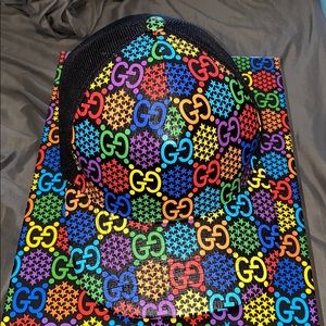 Gucci Monogram Psyche Mesh Cap Size L